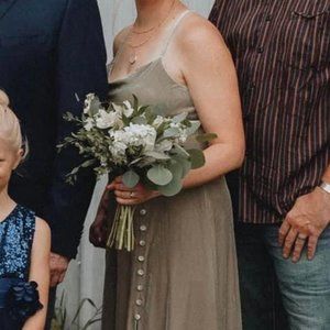 Revelry Velvet Bridesmaid Dress - Billie - sage